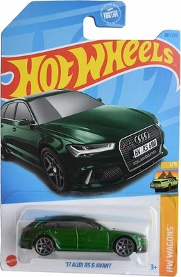 风火轮 '17 奥迪 RS 6 Avant,HW W Wagons 1/5 [绿色] 187/250 — 第 1/2 张图片