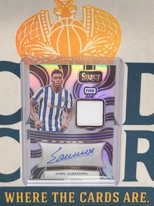 2024-25 Select FIFA SAMU AGHEHOWA Reliquia Plata Prizm BL1 *VER NOTAS* - Imagen 1 de 2