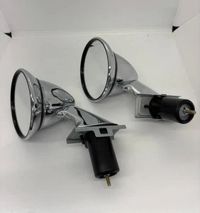 OEM Nissan Fender Mirrors Datsun Silver Plating 240Z 260Z 280Z S30Z Japan NEW - Picture 1 of 11