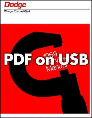 1969 Dodge Car PDF on USB Shop Manual Repair Service - Imagem 1 de 4