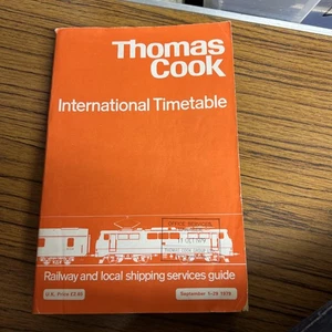 Eisenbahnfahrplan Thomas Cook International Januar 1980 - Bild 1 von 7