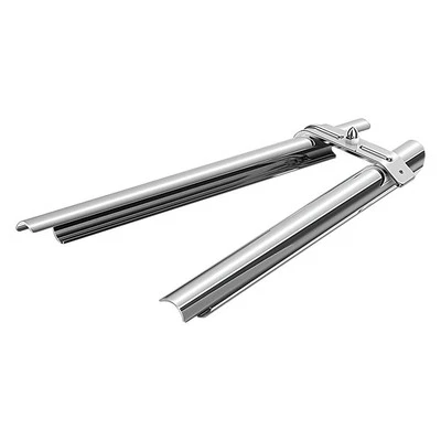 For Harley-Davidson Heritage Softail 2006 Kuryakyn Chrome Down Tube Covers Foto 1 de 3