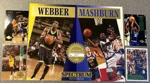 Chris Weber & Jamal Mashburn 1993  Spectrum Tribute Serial Numbered + Cards - Picture 1 of 3