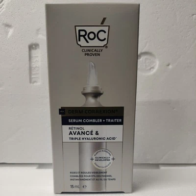 RoC Derm Correxion Fill + Treat Serum Advanced Retinol & Triple HA 15ml NEW. - Image 1 of 2