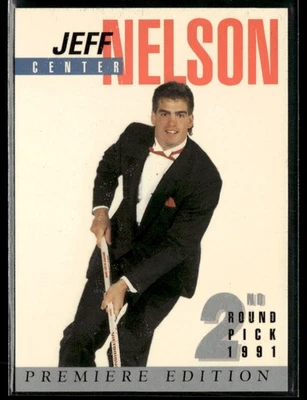 1991 Arena Draft Picks #27 Jeff Nelson  Hockey Card 2003D - Image 1 of 2