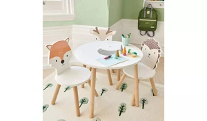 Mesa de diente de león para niños pequeños Great Little Trading Company - blanca - Imagen 1 de 5