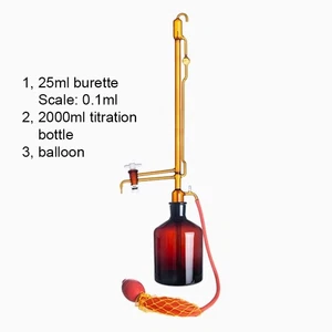 Aparato Bureta Automático, 25 ml, Marrón - Imagen 1 de 1
