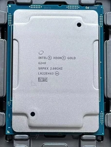 Intel Xeon Gold 6240 CPU Processors 18 Core 36 Thread 2.60GHz SRF8X LGA3647 - Picture 1 of 1