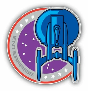 Star Trek Enterprise Movie Car Bumper Window Tool Box Sticker Decal 4"X5" - Picture 1 of 1
