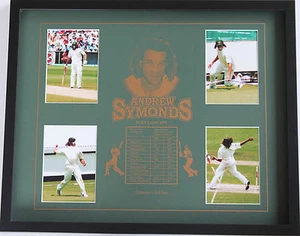 New Andrew Symonds Collectors Memorabilia Framed - Picture 1 of 1