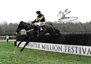 Horse Racing - Brendan Powell - Hand Signed A4 Photograph - COA - Picture 1 of 1