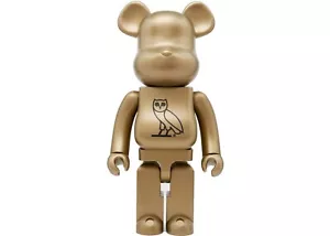 OVO 1000% Bearbrick Gold Version Be@rbrick Medicom Toy Drake - Picture 1 of 1