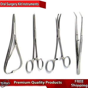 Hemostatic Pean Forceps Bracket Braces Adjusting Placing & Self Lock Tweezers - Bild 1 von 5