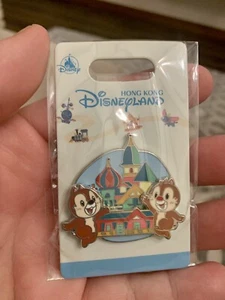 Hong Kong Disneyland HKDL Chip and Dale Mystic Point Mystic Manor Pin on Pin - Picture 1 of 4
