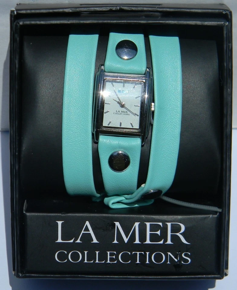 Wanderlust by La Mer Collections Watch Women Wristwatch Triple Wrap Mint new - Image 1 of 1