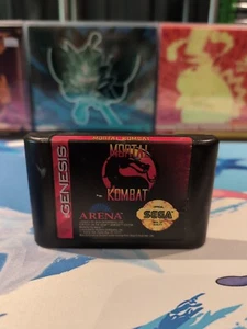 Mortal Kombat Sega Genesis Game Cart Authentic Tested/Works - Picture 1 of 3