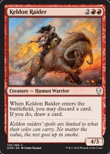 x1 Keldon Raider - Dominaria - NM - MTG - Image 1 of 1