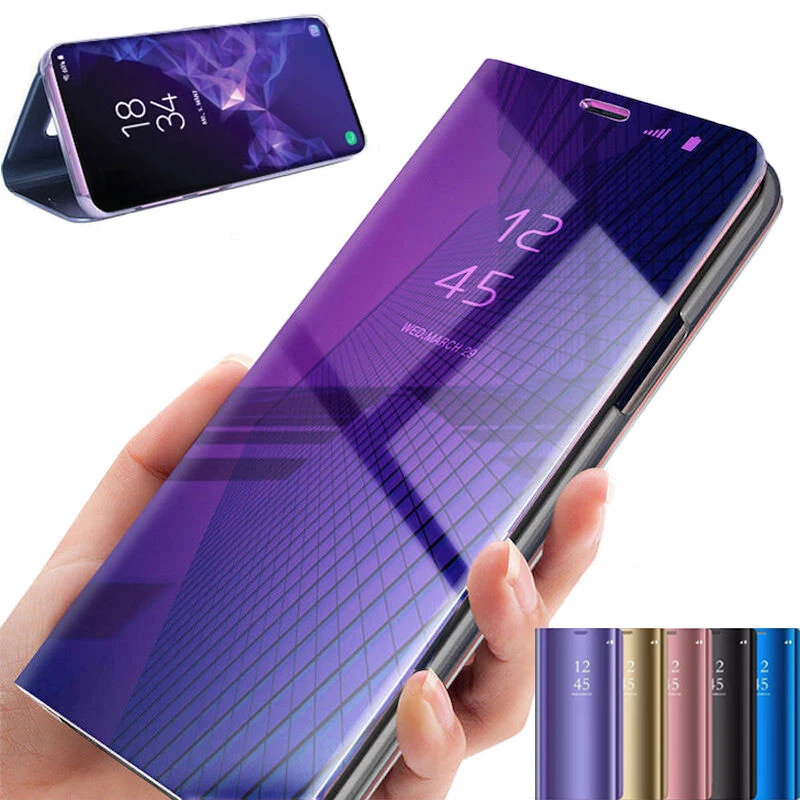 Hülle für Samsung Galaxy S8 S9 Plus Handy Schutz Tasche Flip Case Cover Bumper - Bild 1 von 1