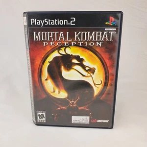 Mortal Combat: Deception (PlayStation 2) Case + Manual Only - Picture 1 of 3