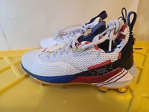 Tacchetti da baseball Under Armour Harper 7 USA ST HOVR 3025645-100 da uomo taglia 7,5 nuovi - Foto 1 di 5
