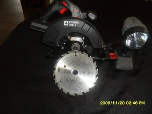 Porter Cable 6 1/2 " 18v Circular Saw With 18v Work Light - Picture 1 of 6