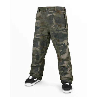 VOLCOM Mens 2024 Snowboard Snow - "L GORE-TEX" PANTS - Cloudwash Camo - Image 1 of 2