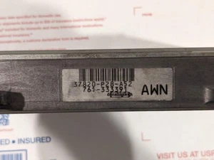 1992-1995 HONDA CIVIC EX D16Z6 1.6L VTEC A/T ECU 37820-P28-A52 DEL SOL SI ECM - Picture 1 of 4