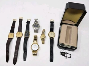Reloj de pulsera SEIKO Citizen lote de 7 relojes de pulsera vintage para hombre y mujer - Imagen 1 de 23
