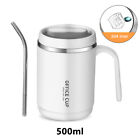 500Ml Tumbler With Lid And Straw Travel Mug Vacuum Insulated Drinks Coffee Mug