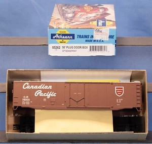 HO Athearn 05262 50 Plug Door Box Car Canadian Pacific Newsprint CP78000-Unbuilt - Picture 1 of 4