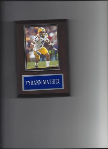 TYRANN MATHIEU PLAQUE LSU FIGHTING TIGERS LOUISIANA STATE FOOTBALL NFL Cover