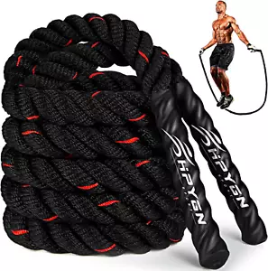 Jump Rope, Weighted Jump Ropes for Men Women, 2.8Lb 3.8Lb 5Lb Heavy Skipping Rop - Picture 1 of 12