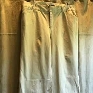 GAP Stretch Khaki Pants Modern Fit Flare Leg Light Beige Size 8 Regular 8R - Picture 1 of 10