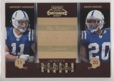 2007 Playoff Contenders Black /100 Anthony Gonzalez Dante Hughes Rookie RC