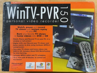 Hauppauge! ~ WinTV-PVR150 Model 1045 ~ Personal Video Recorder ~ New ~ Sealed - Image 1 of 4