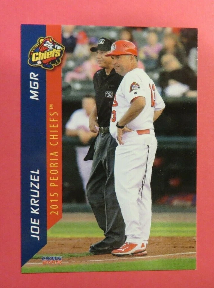 2015 Choice, Peoria Chiefs, Manager - JOE KRUZEL - Image 1 of 1