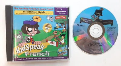 KidSpeak French PC CD-ROM 1998 - Image 1 of 2