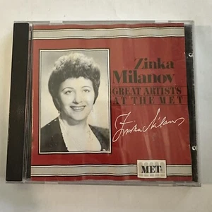 Zinka Milanov Great Artists At The Met CD 1988 Opera Il Trovatore Aida - Picture 1 of 2