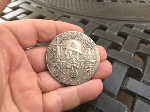 LARGE 1940 REICHSPARTEITAG RALLY GERMAN WWII COMMEMORATIVE COIN Cover