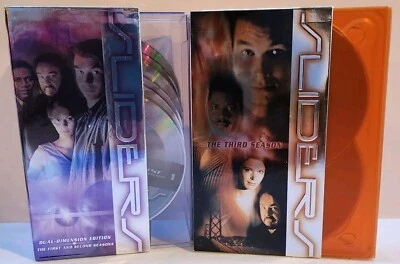 Sliders - Series Seasons 1, 2, & 3 DVD Box Sets. All Disks In New Shape. - Image 1 of 4