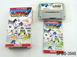 Capitán Tsubasa V 5 Super Famicom Importación Japonesa Completo en Caja SFC Vendedor de EE. UU. B - Imagen 1 de 6
