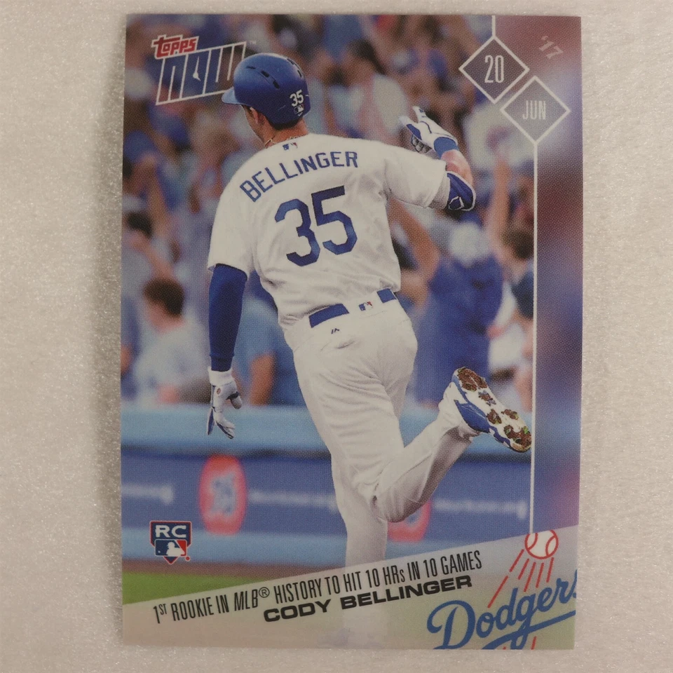 2017 Topps Now Card #272: Los Angeles Dodgers Cody Bellinger (RC) - Image 1 of 1