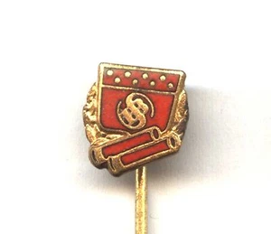 Sellier & Bellot Rifle Gun Ammunition Company Shotgun Logo Pin Badge RED - Picture 1 of 1