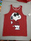 Snoopy Joe Cool Peanuts retro men's size Large NEW, tank top shirt size L