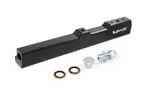 Black Billet Aluminum Intake Fuel Injector Rail For 88-00 Honda Civic SOHC - Picture 1 of 4