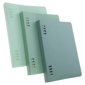 3 Pcs Loose-leaf Book Cover Office Journal Binder Notebook Shell - Picture 1 of 12
