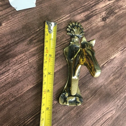 Brass Horse Head Knocker (fox) Cover