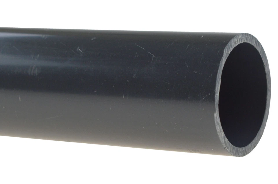 PVC-U Druckrohr Kleberohr, grau, PN 16 - ohne Muffe - METERWARE - Bild 1 von 1