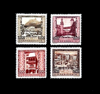 AUSTRIA Stamp Lot - 1923 Townscape View Series Semi Postal Mint OG LH r57🔥 - Image 1 of 2
