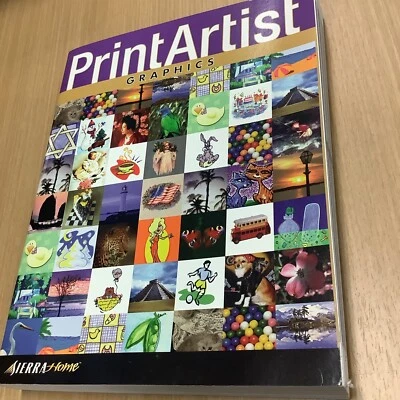 PRINT ARTIST 8 Graphics Manual By Sierra Home Paperback Catalog Book - Image 1 of 2